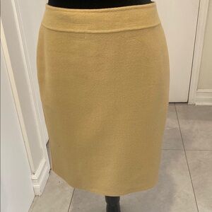 Talbots Petites Camel colour fully lined Pencil Skirt Size 6P